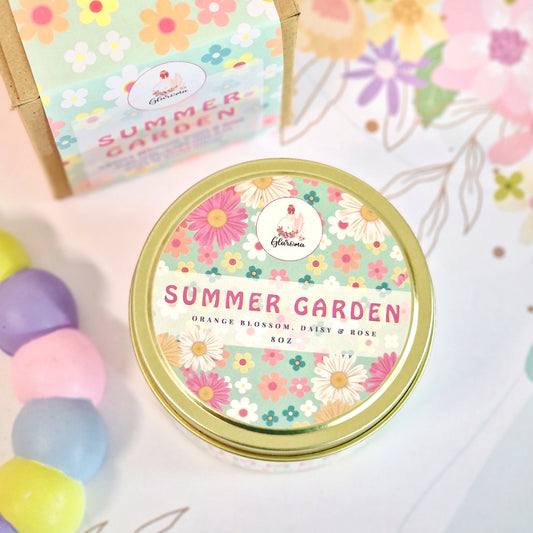 Summer Garden Scented Tin Candle - June'23