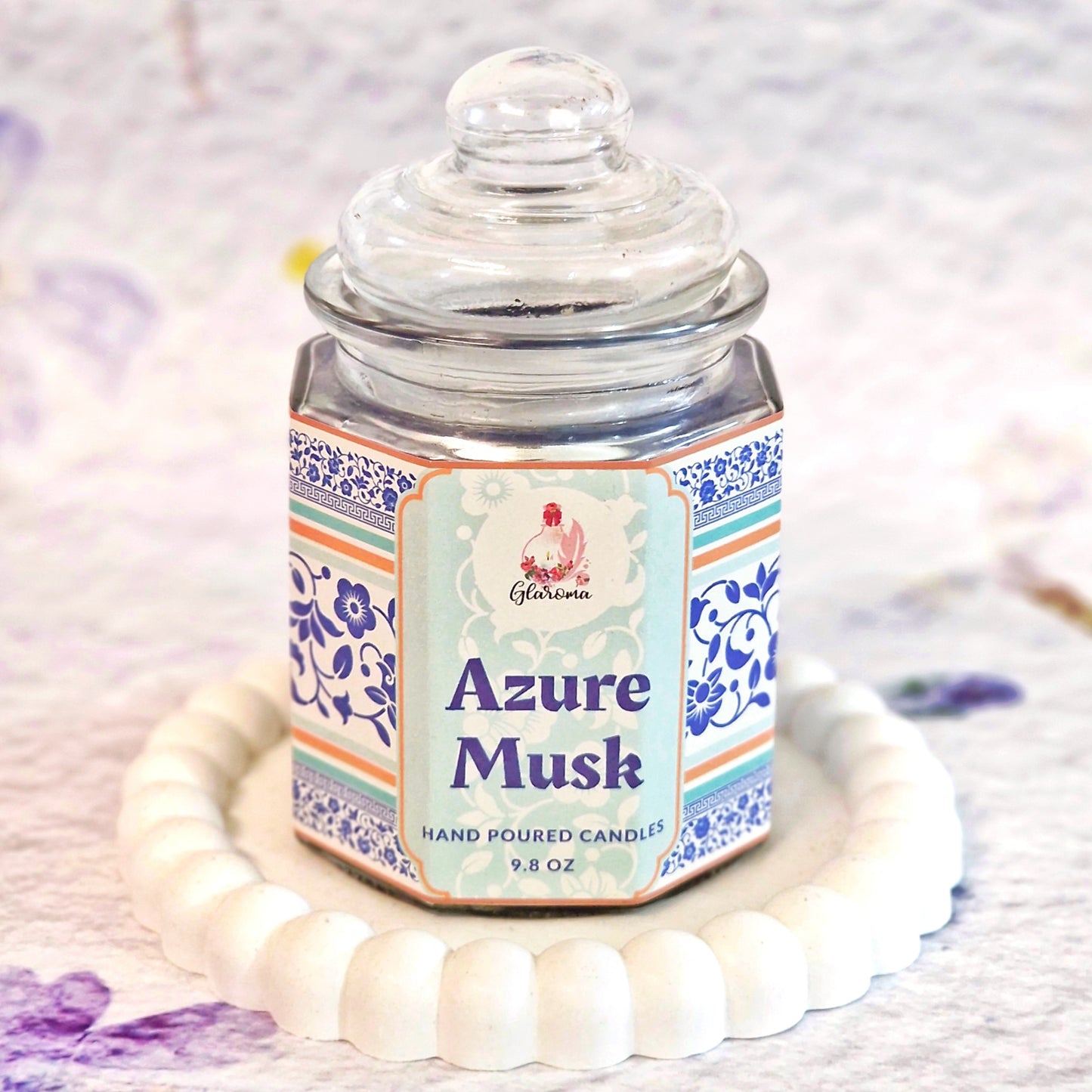 Azure Musk Scented Candle- June'23