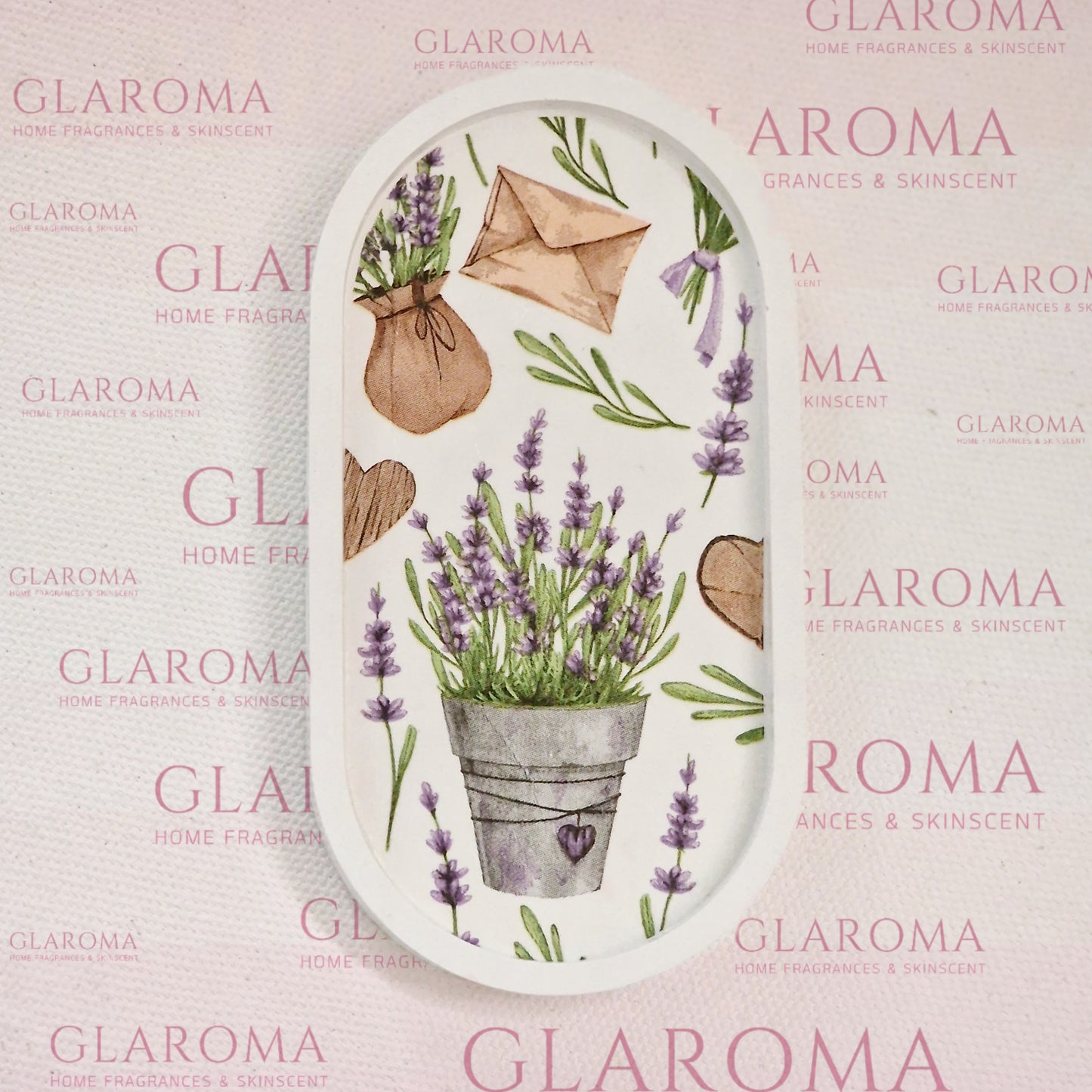 Lavender Chatteu Tray