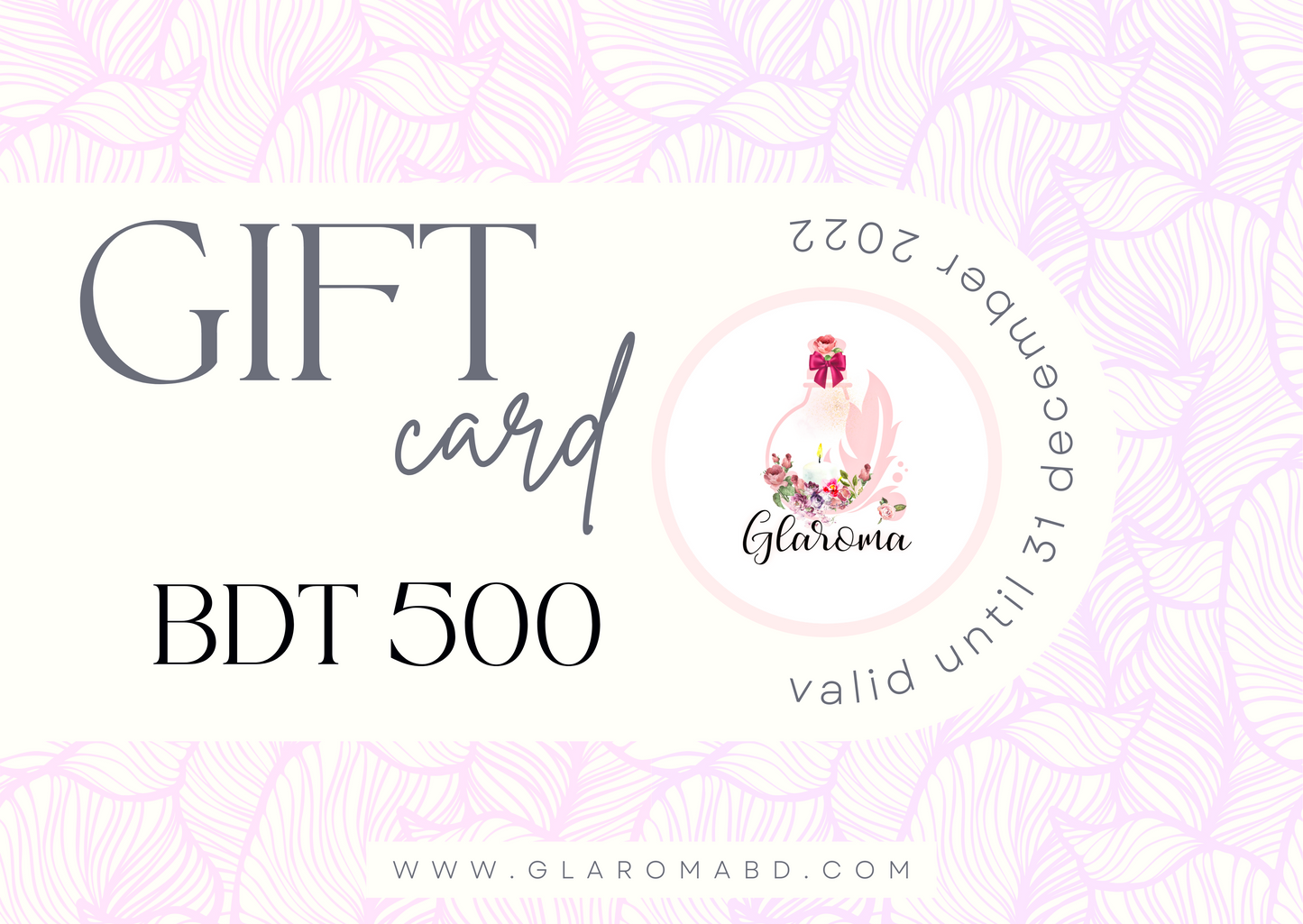 Glaroma Gift Card